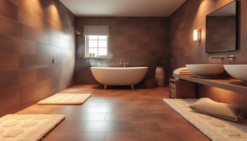 Heated Bathroom Floor Installation Beavercreek