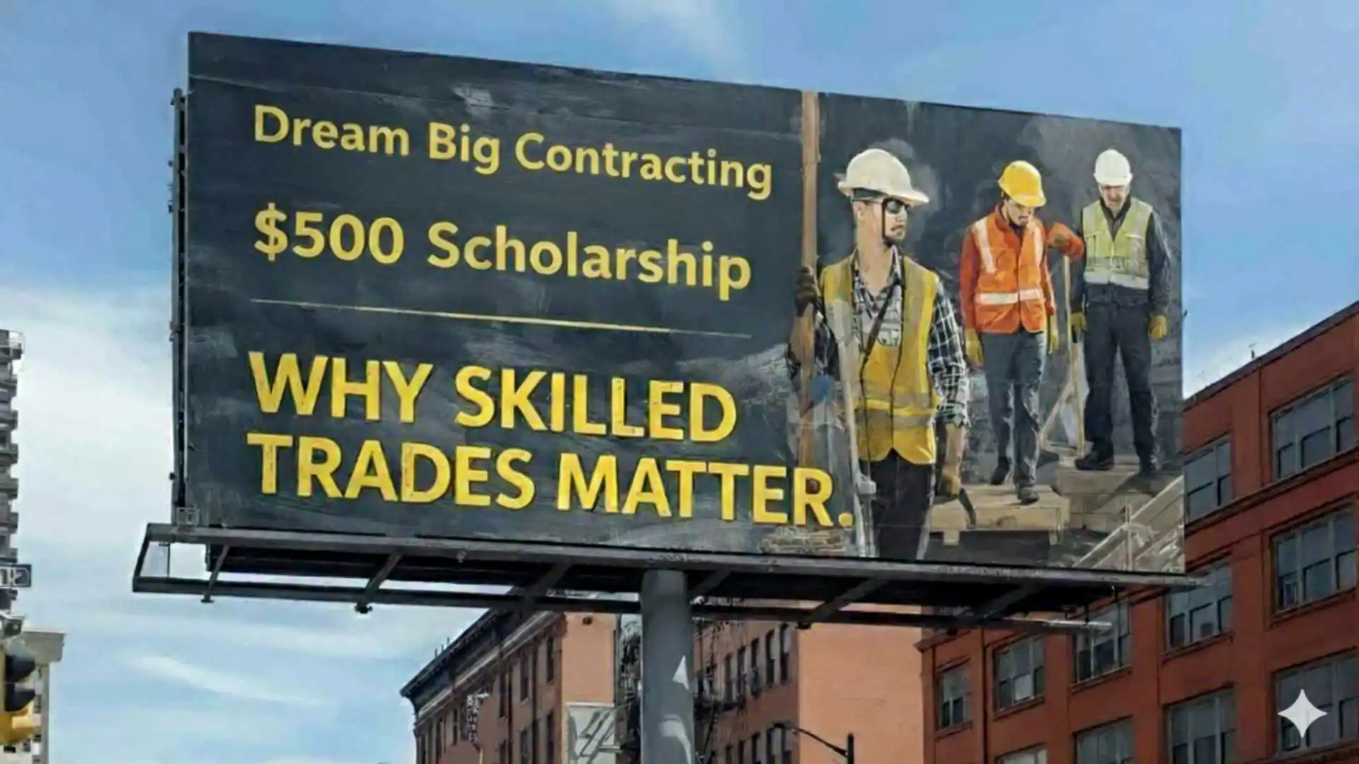 $500 Scholarship – Why Skilled Trades Matter