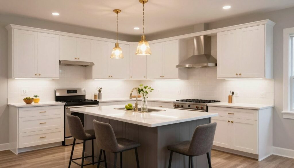 Beautiful completed kitchen remodeling project in Riverside, Ohio