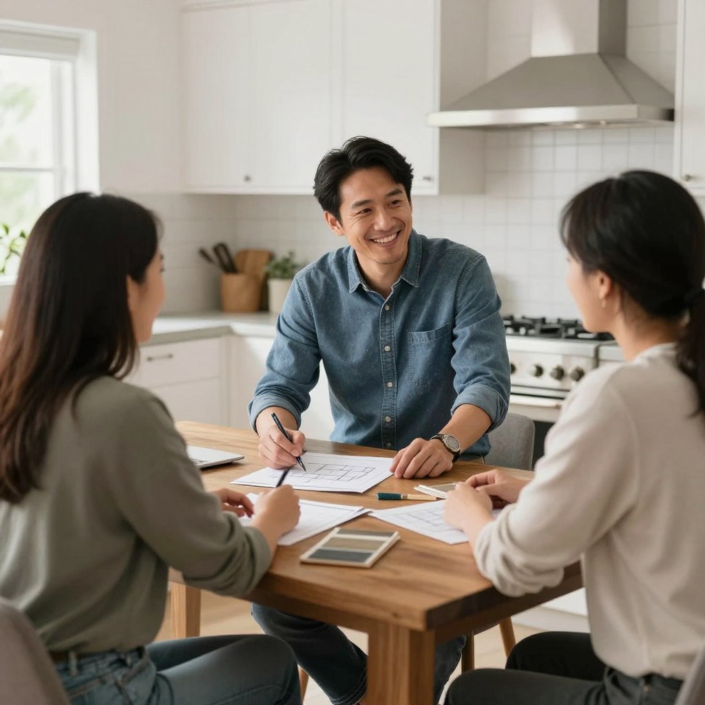 Custom kitchen design consultation in Riverside, OH