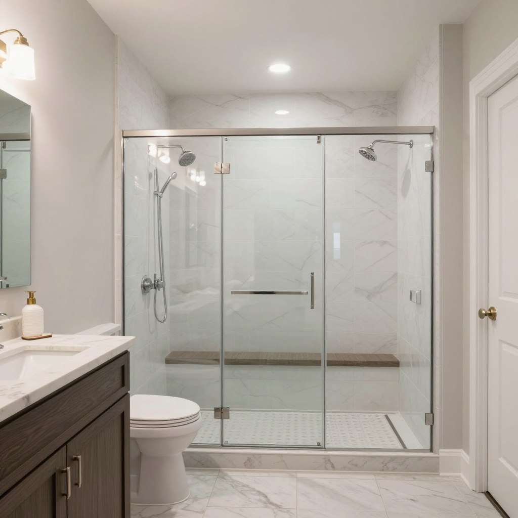 Master bathroom with luxury shower in Beavercreek